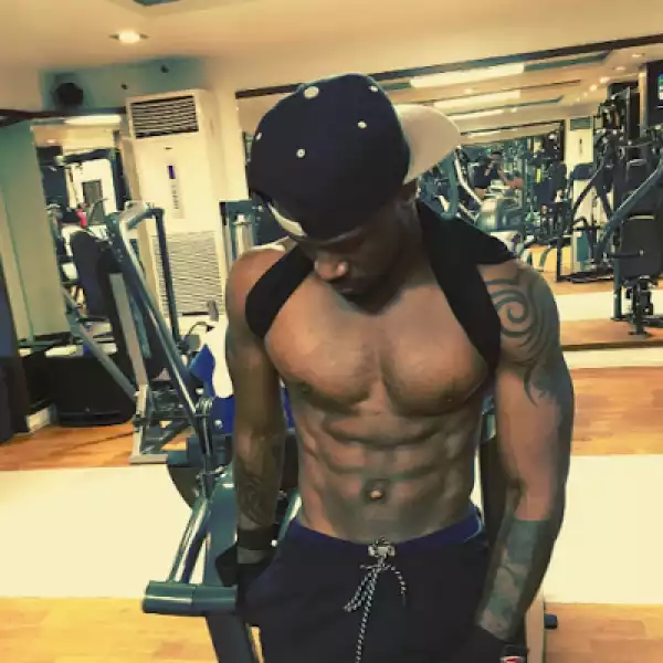 Peter Okoye Shows Off His Ripped Abs In New Photo